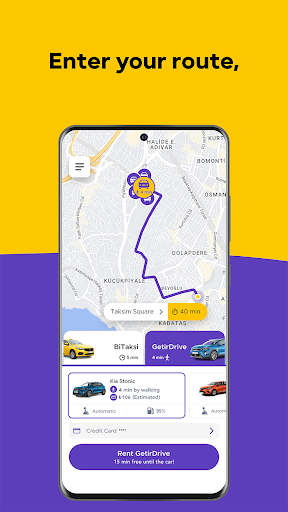 BiTaksi - Your Taxi! - Image screenshot of android app