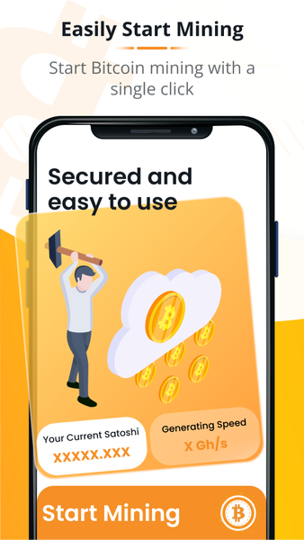 Bitcoin Miner - BTC Mining App - Image screenshot of android app
