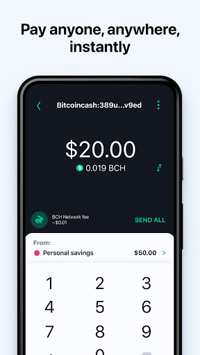 Bitcoin.com Wallet: Buy, Sell - Image screenshot of android app