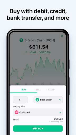 Bitcoin Wallet – خرید بیت کوین - عکس برنامه موبایلی اندروید