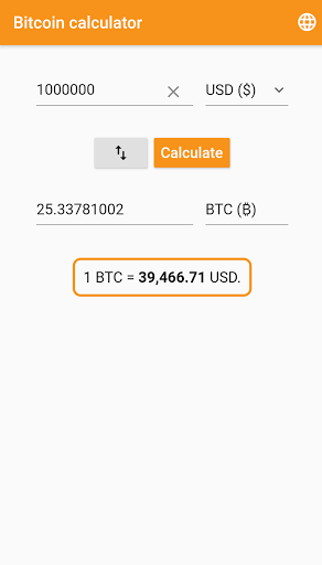 Bitcoin calculator for Android Download Bazaar