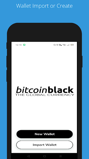 Bitcoin Black Wallet - عکس برنامه موبایلی اندروید