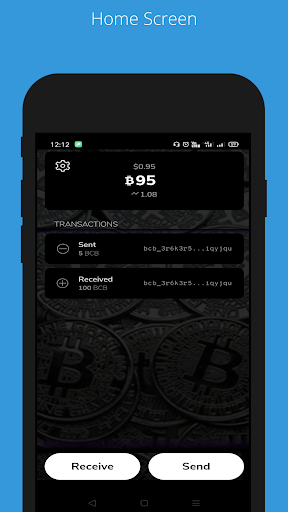 Bitcoin Black Wallet - عکس برنامه موبایلی اندروید
