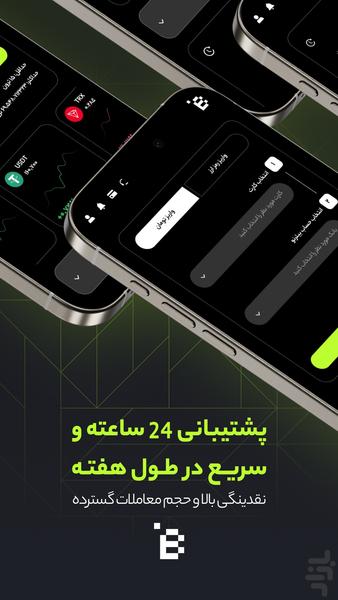 بیترنو: خرید تتر، و ارز دیجیتال - عکس برنامه موبایلی اندروید