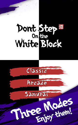 Don't step on the white block - Gameplay image of android game