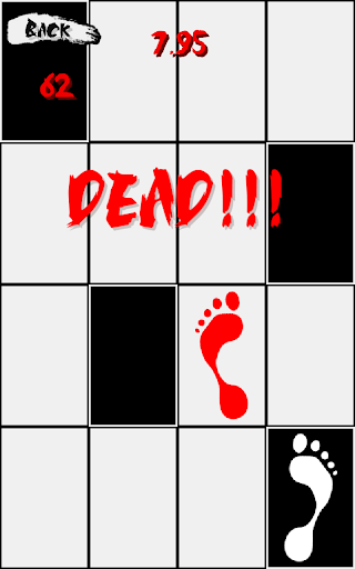 Don't step on the white block - Gameplay image of android game