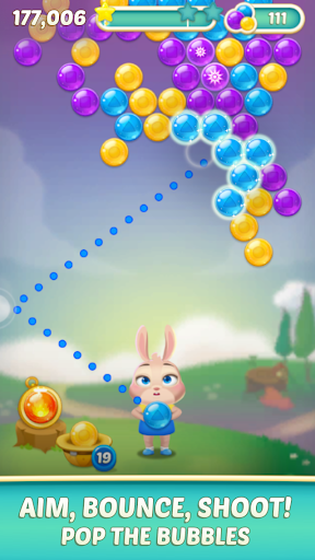 Bunny Pop 2: Beat the Wolf - Gameplay image of android game