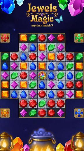 Jewels Magic: Mystery Match3 - Gameplay image of android game