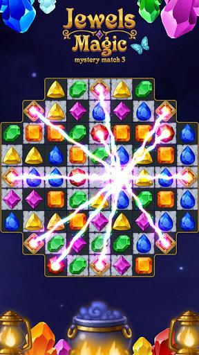 Jewels Magic: Mystery Match3 - Gameplay image of android game