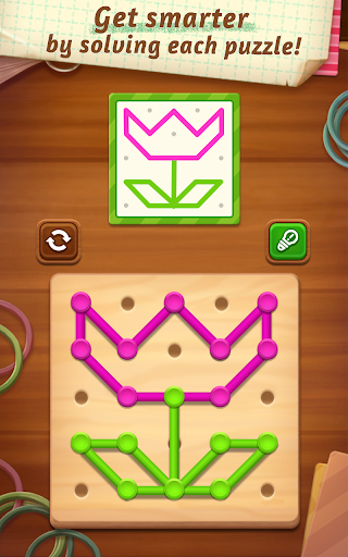 Line Puzzle: Color String Art - Gameplay image of android game