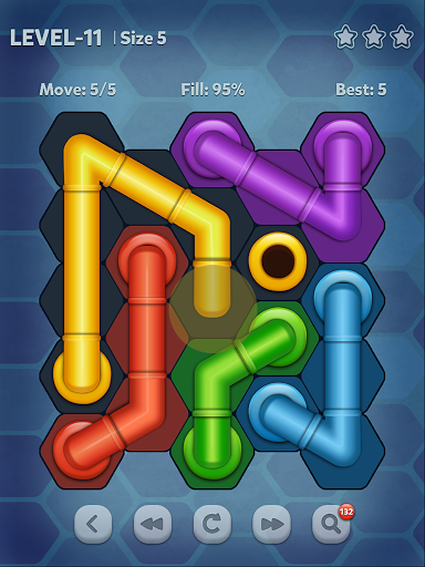 Connect Pipe! Color Line Game - عکس بازی موبایلی اندروید