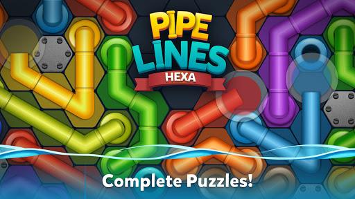 Pipe Lines : Hexa - Gameplay image of android game