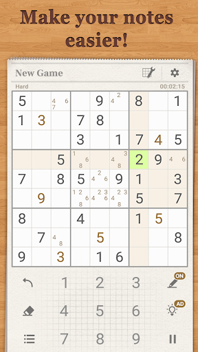 Sudoku : Newspaper - Gameplay image of android game