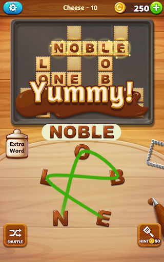 Word Cookies Cross - Gameplay image of android game