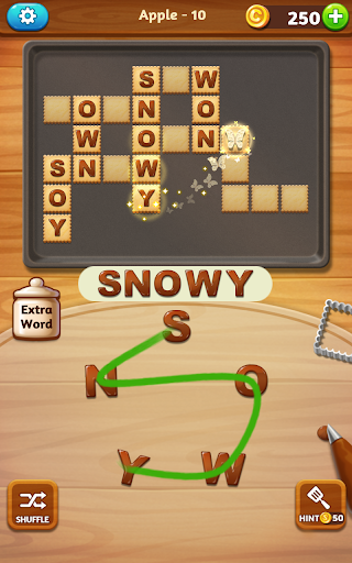 Word Cookies Cross - Gameplay image of android game