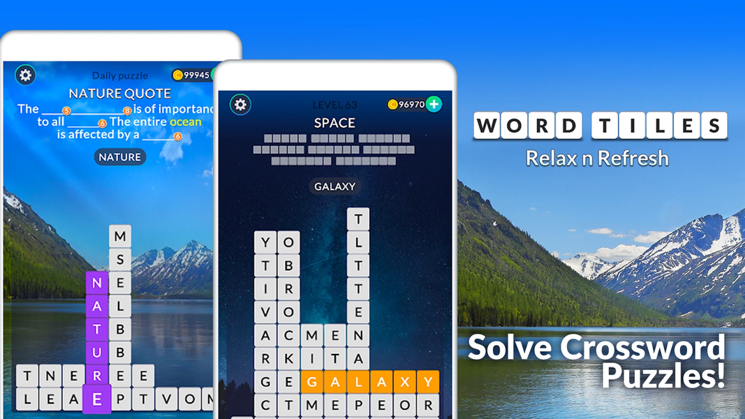 Word Tiles: Relax n Refresh - عکس بازی موبایلی اندروید
