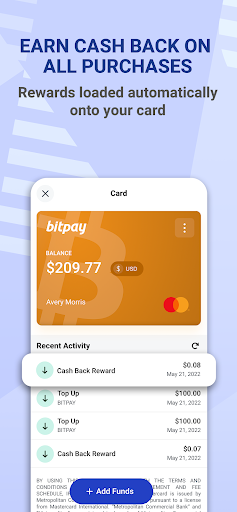 BitPay: Buy BTC ETH & Solana - عکس برنامه موبایلی اندروید
