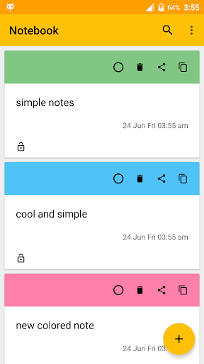 Notebook - Image screenshot of android app