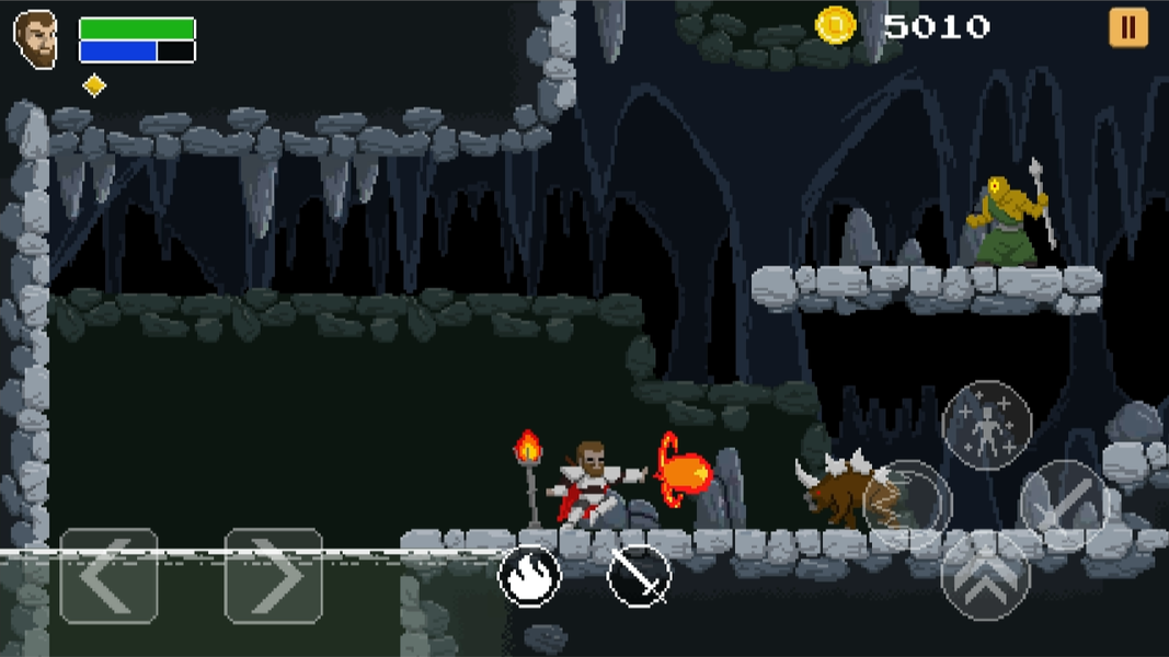 Aldred knight  2D game - Gameplay image of android game