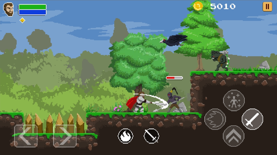 Aldred knight  2D game - Gameplay image of android game