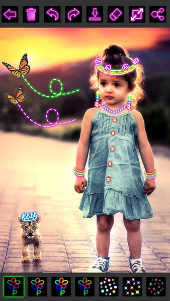 Glow Draw Photo Editor - عکس بازی موبایلی اندروید