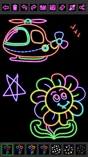Magical Drawing Glow - Image screenshot of android app