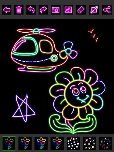 Magical Drawing Glow - Image screenshot of android app