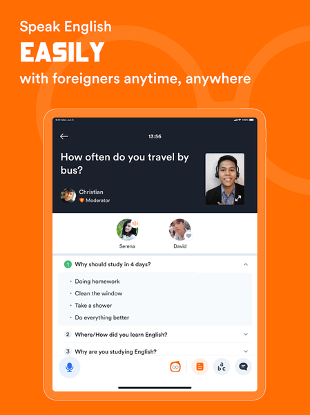 Bitu - Let’s Speak English - عکس برنامه موبایلی اندروید