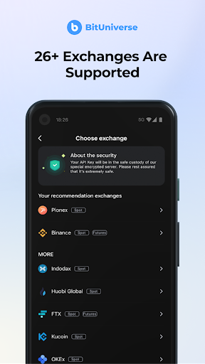 BitUniverse:Crypto Trading Bot - Image screenshot of android app