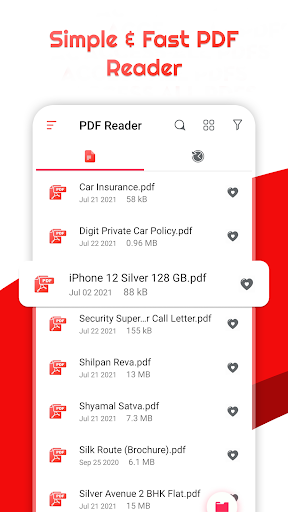 PDF Reader & PDF Viewer - عکس برنامه موبایلی اندروید