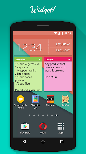 Notes (Super Simple Notes) - عکس برنامه موبایلی اندروید