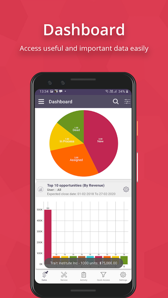 TapCRM For SuiteCRM/SugarCRM - عکس برنامه موبایلی اندروید