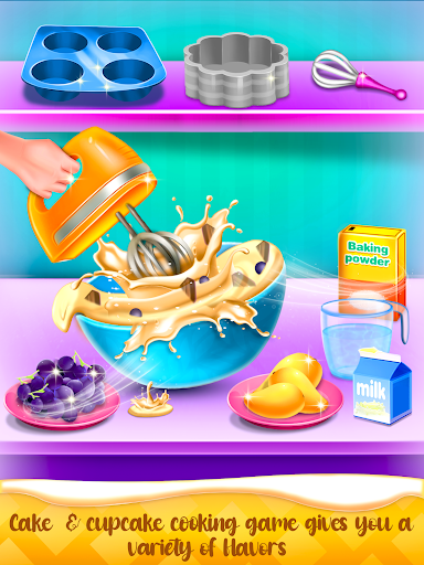Cake Maker Cooking Cake Games - عکس برنامه موبایلی اندروید