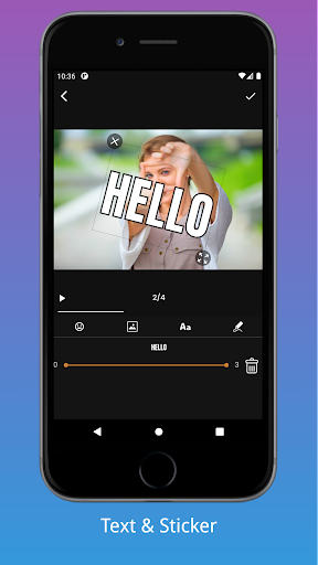 GIF Maker, Video to GIF Editor - عکس برنامه موبایلی اندروید