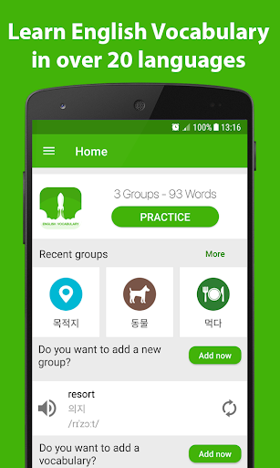 Learn English Vocabulary - Image screenshot of android app