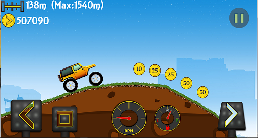 Car Hill Challenge - Gameplay image of android game