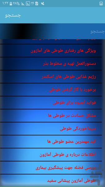 طوطی سرا - عکس برنامه موبایلی اندروید