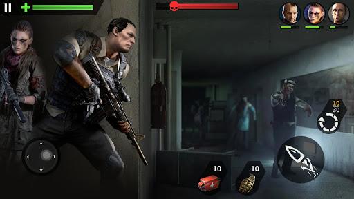Zombie Target - Offline zombie shooting game - Gameplay image of android game