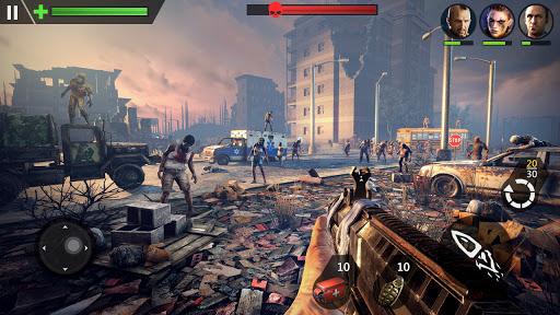Zombie Target - Offline zombie shooting game - Gameplay image of android game