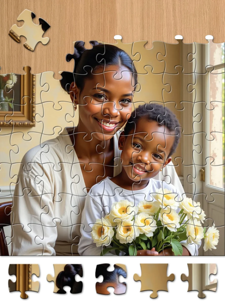 Black Jigsaw - Jigsaw Puzzles - عکس بازی موبایلی اندروید