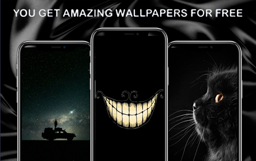 black Wallpaper - amoled darkify backgrounds - Image screenshot of android app