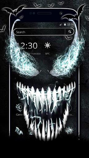 Black Scary Devil Theme - Image screenshot of android app