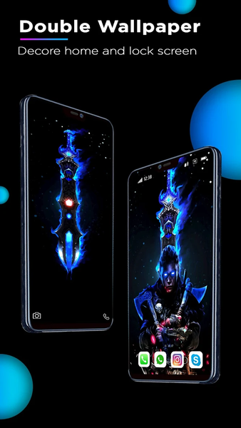 Black Wallpaper ۴K HD Live - عکس برنامه موبایلی اندروید