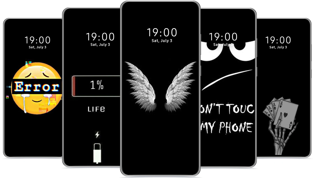 Black Aesthetic Wallpaper - Image screenshot of android app