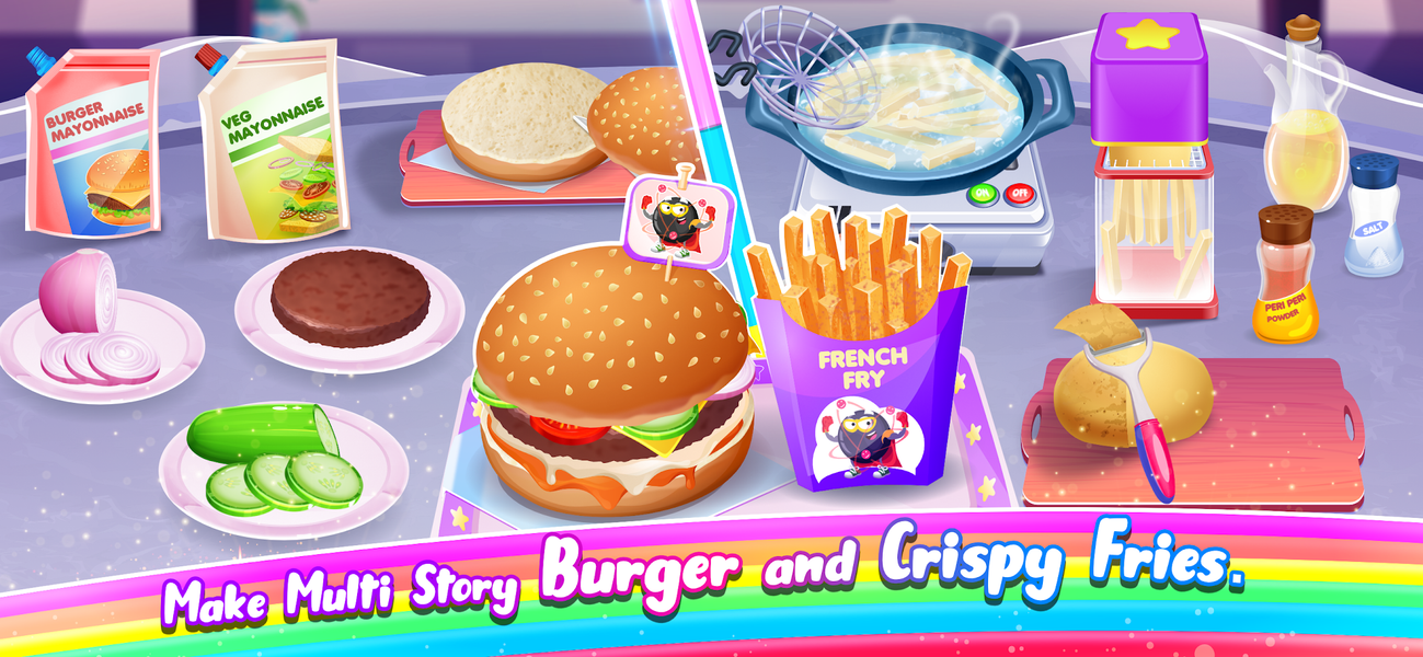 Cute Chef Unicorn Cook Recipes - عکس بازی موبایلی اندروید