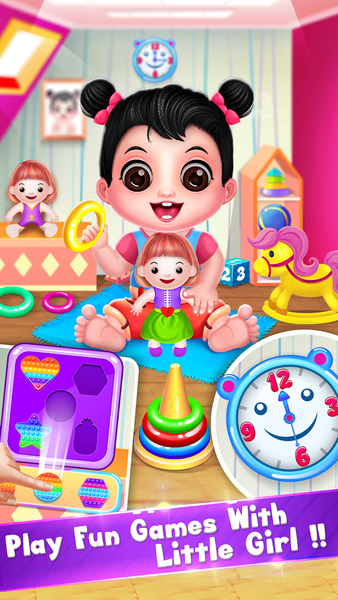 Cute Girl Daycare & Dress up - Image screenshot of android app