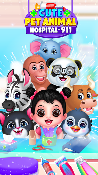 Pet doctor care game for girls - عکس بازی موبایلی اندروید