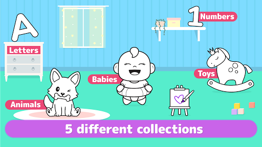 Babies coloring & drawing book - عکس برنامه موبایلی اندروید