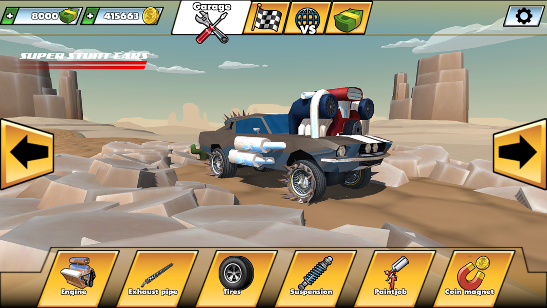 Super Stunt Cars - عکس بازی موبایلی اندروید
