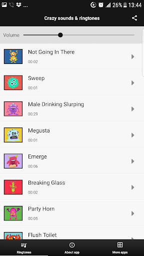 Crazy Sounds & Ringtones - عکس برنامه موبایلی اندروید